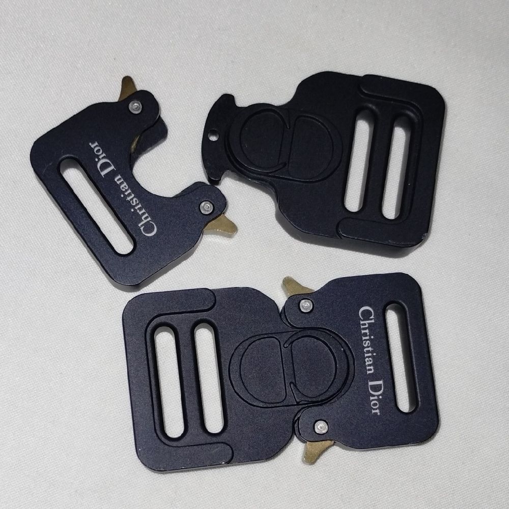 Christian Dior Black Buckle Hardware